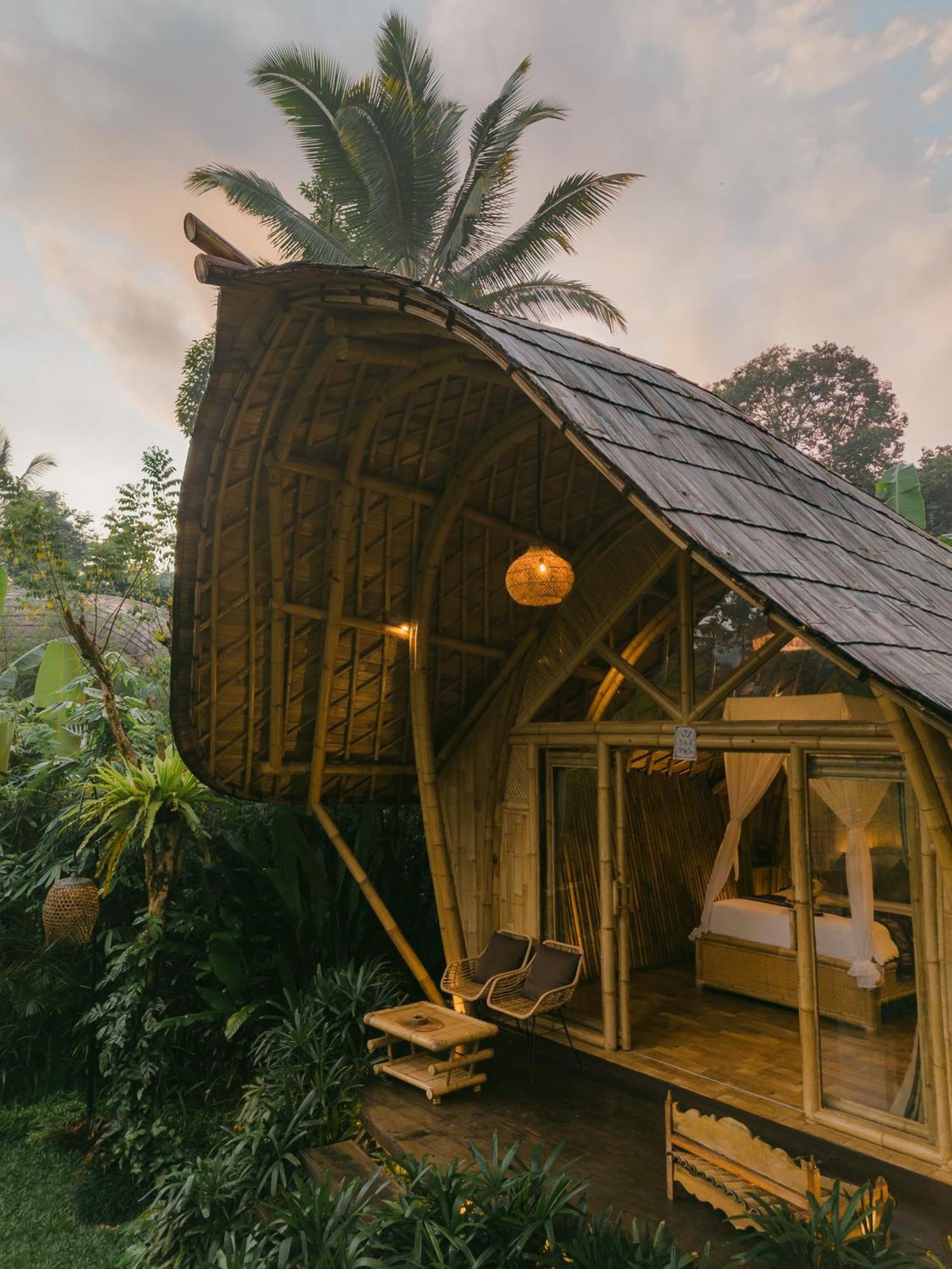 Arcada Bali Bamboo House Villa ซิเดอมัน ภายนอก รูปภาพ