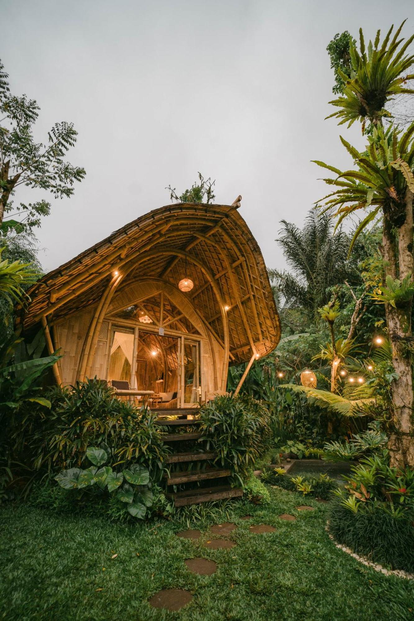 Arcada Bali Bamboo House Villa ซิเดอมัน ภายนอก รูปภาพ