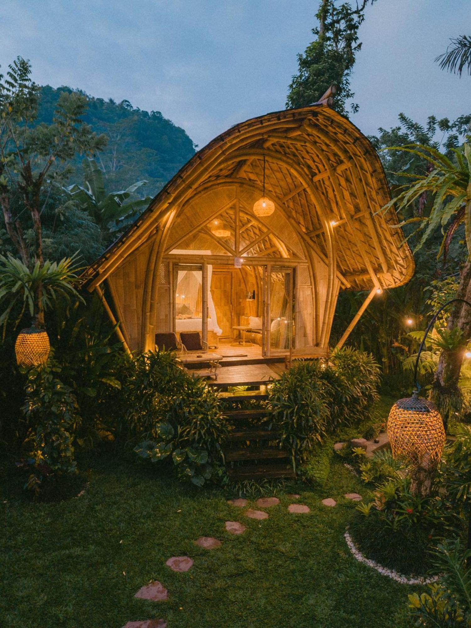 Arcada Bali Bamboo House Villa ซิเดอมัน ภายนอก รูปภาพ