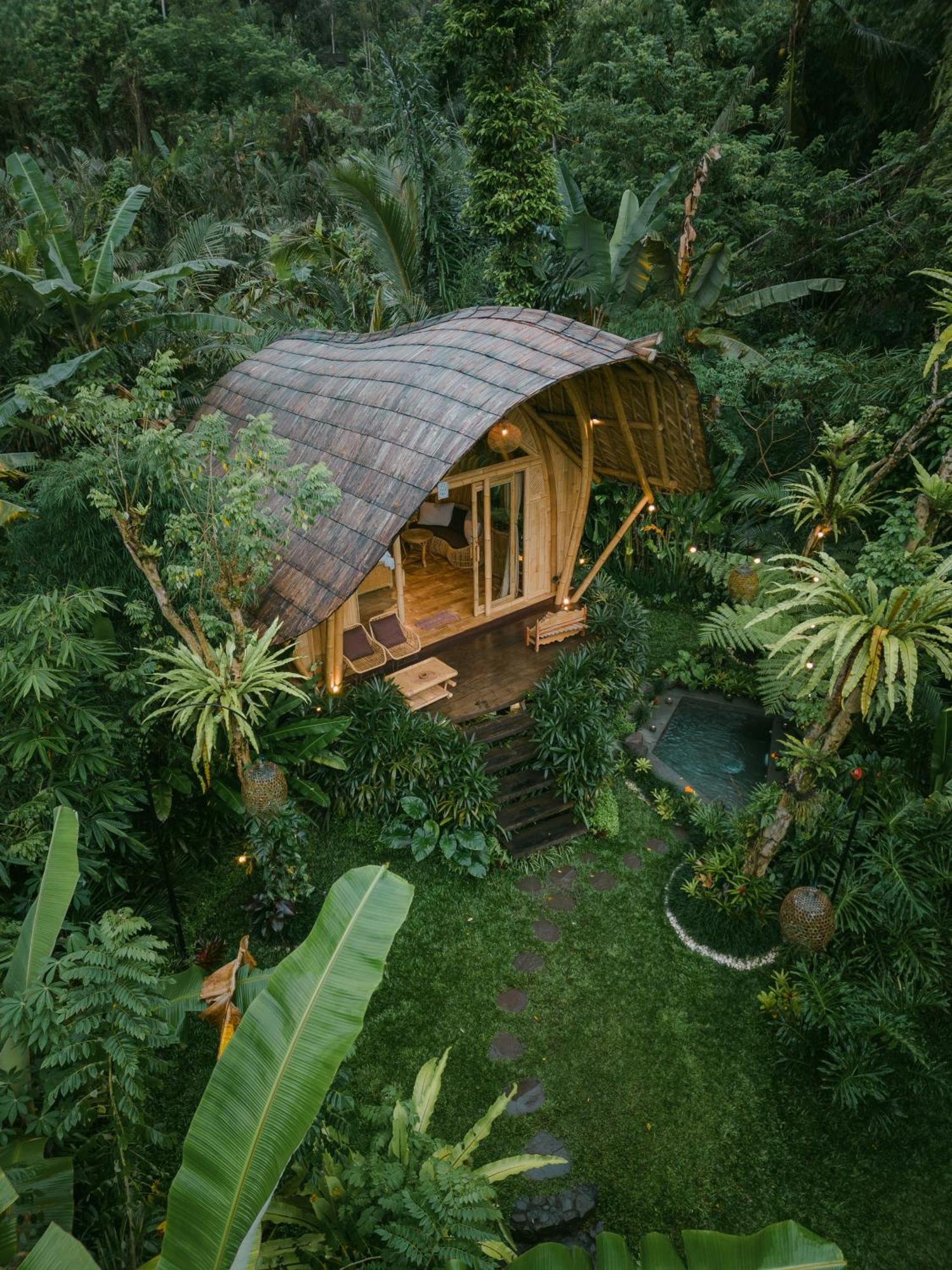 Arcada Bali Bamboo House Villa ซิเดอมัน ภายนอก รูปภาพ