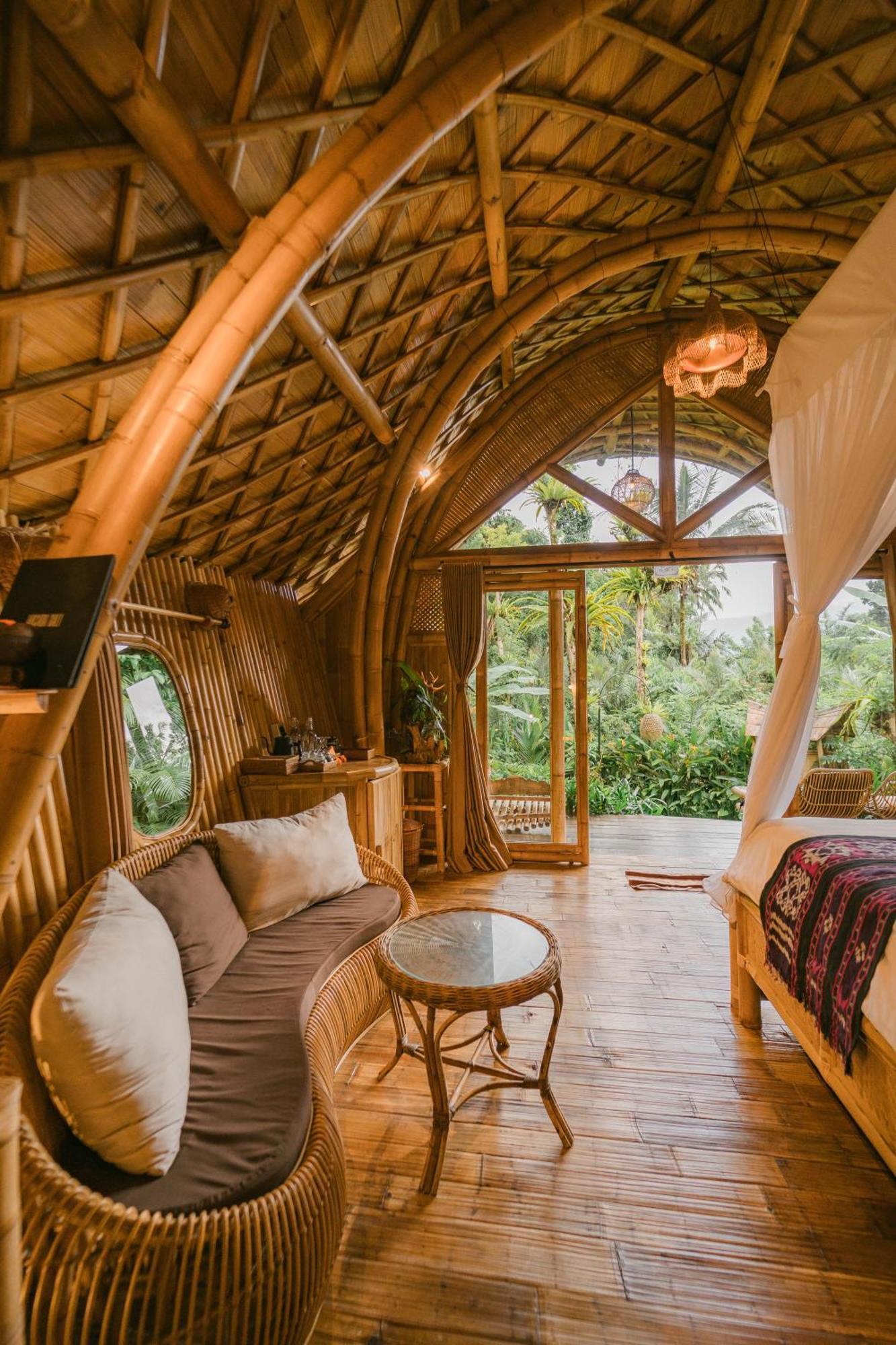 Arcada Bali Bamboo House Villa ซิเดอมัน ภายนอก รูปภาพ